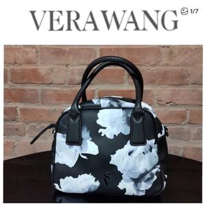 Vera Wang | NWOT Black and White Floral Crossbody Bag